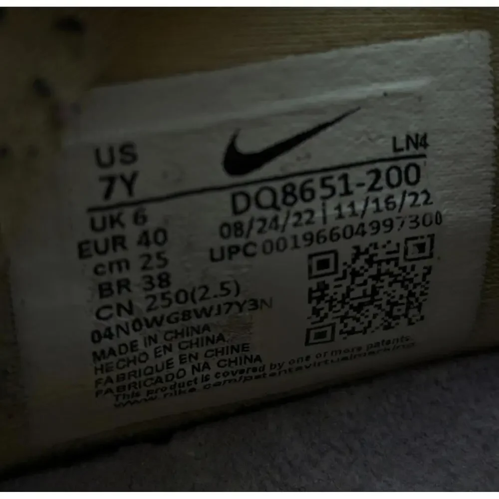 Youth Nike Lebron 20 GS Summer Vibes‎ Orange Purple Shoes DQ8651-200 Size 7Y